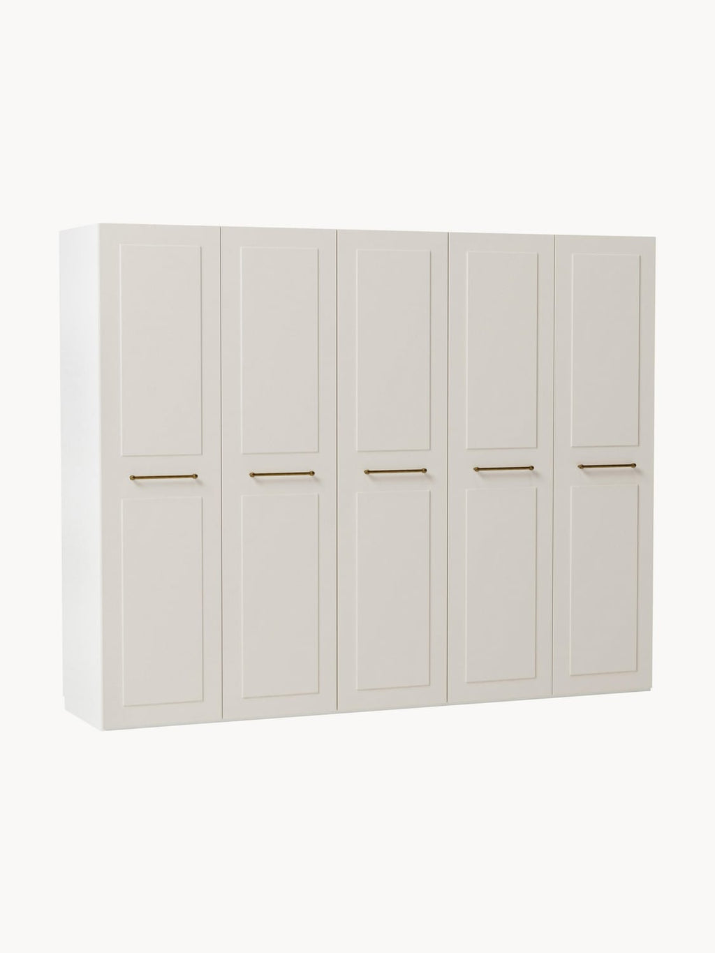 Charlotte Modular Hinged-Door Wardrobe, 250 cm Width, in various sizes