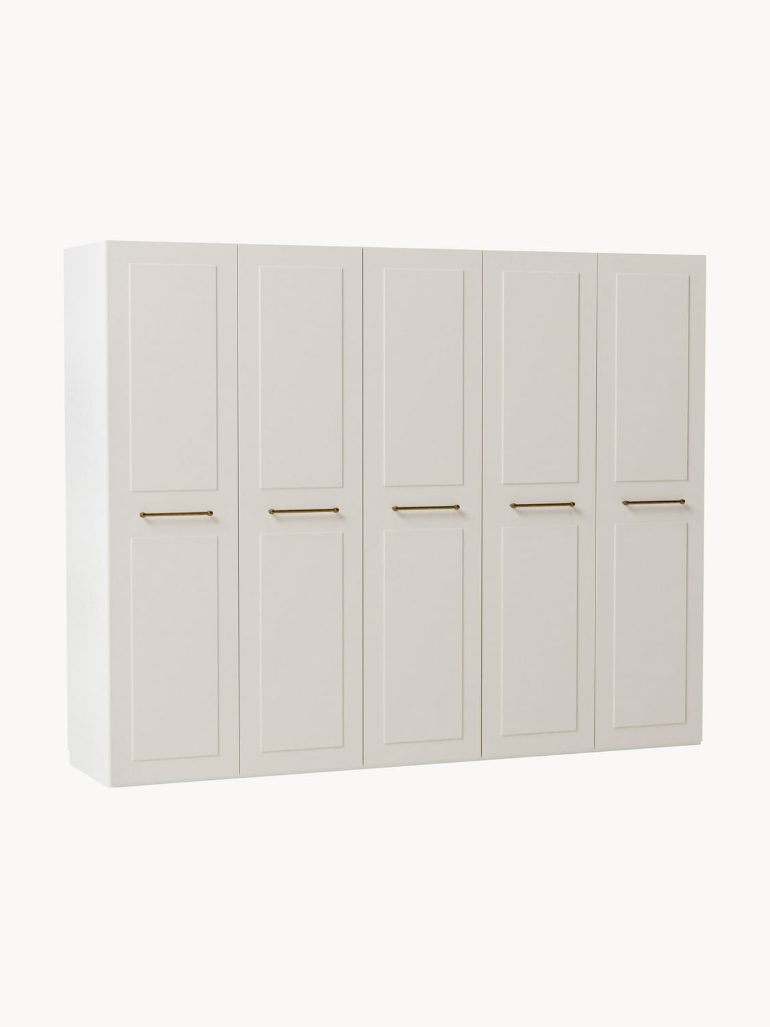 Charlotte Modular Hinged-Door Wardrobe, 250 cm Width, in various sizes