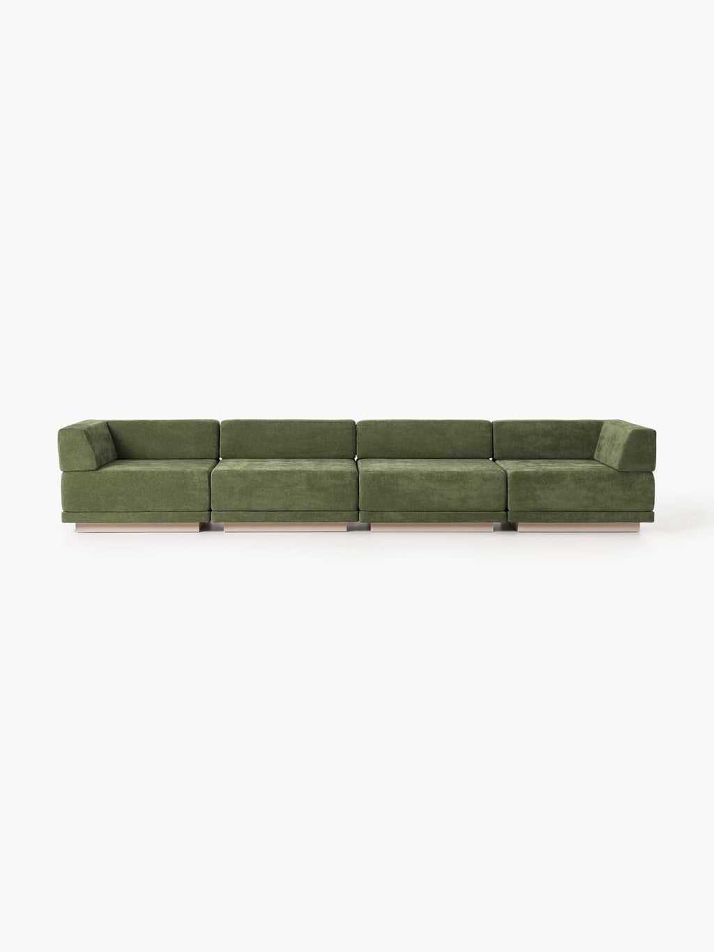 Colin Large Modular Sofa (4-seater) — Olive