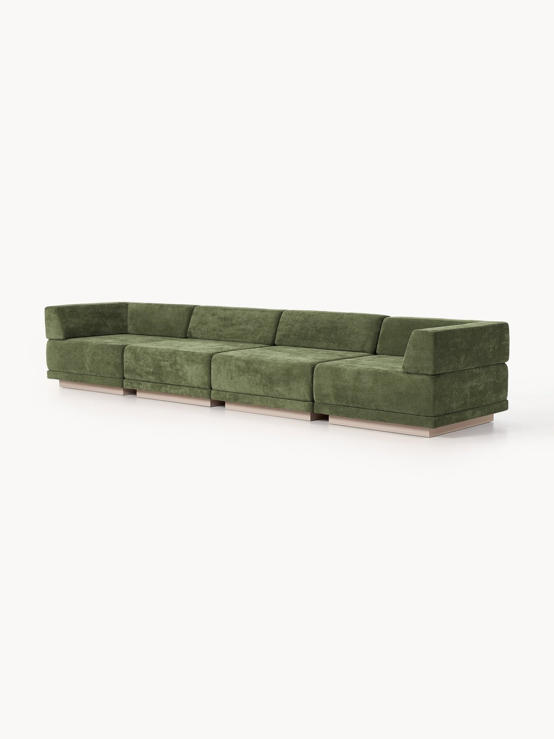 Colin Large Modular Sofa (4-seater) — Olive