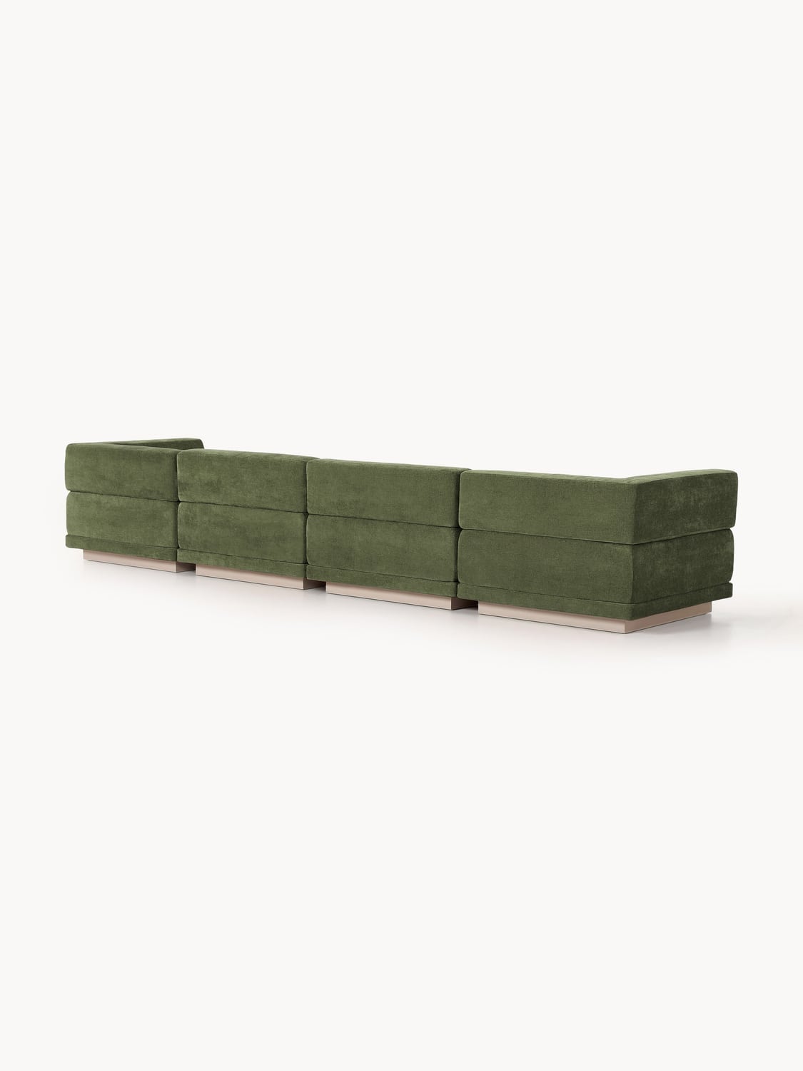 Colin Large Modular Sofa (4-seater) — Olive
