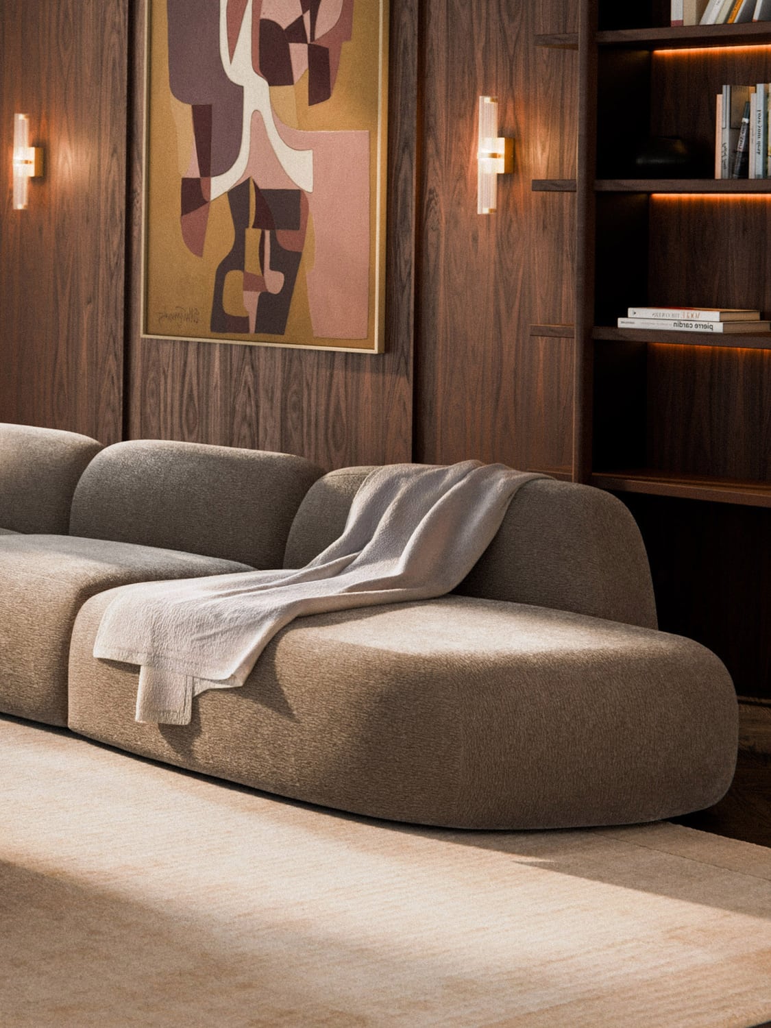 Wolke Chaise-Module — Sage