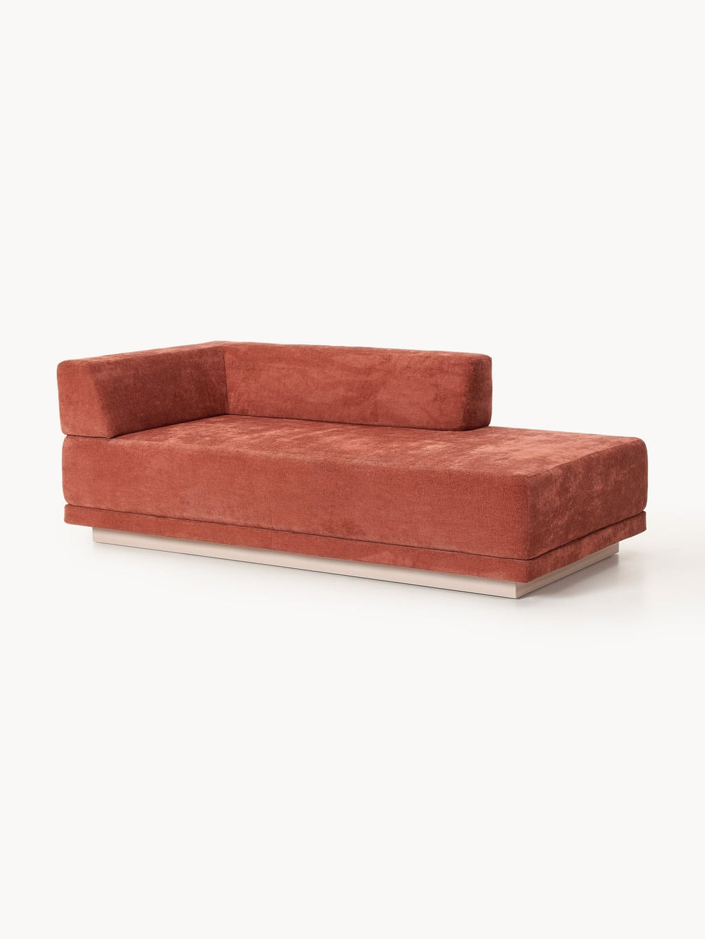 Colin Ottoman Corner Module — Terracotta