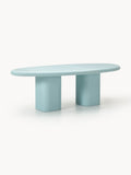Anaya Indoor & Outdoor Dining Table, in various sizes — Light Blue