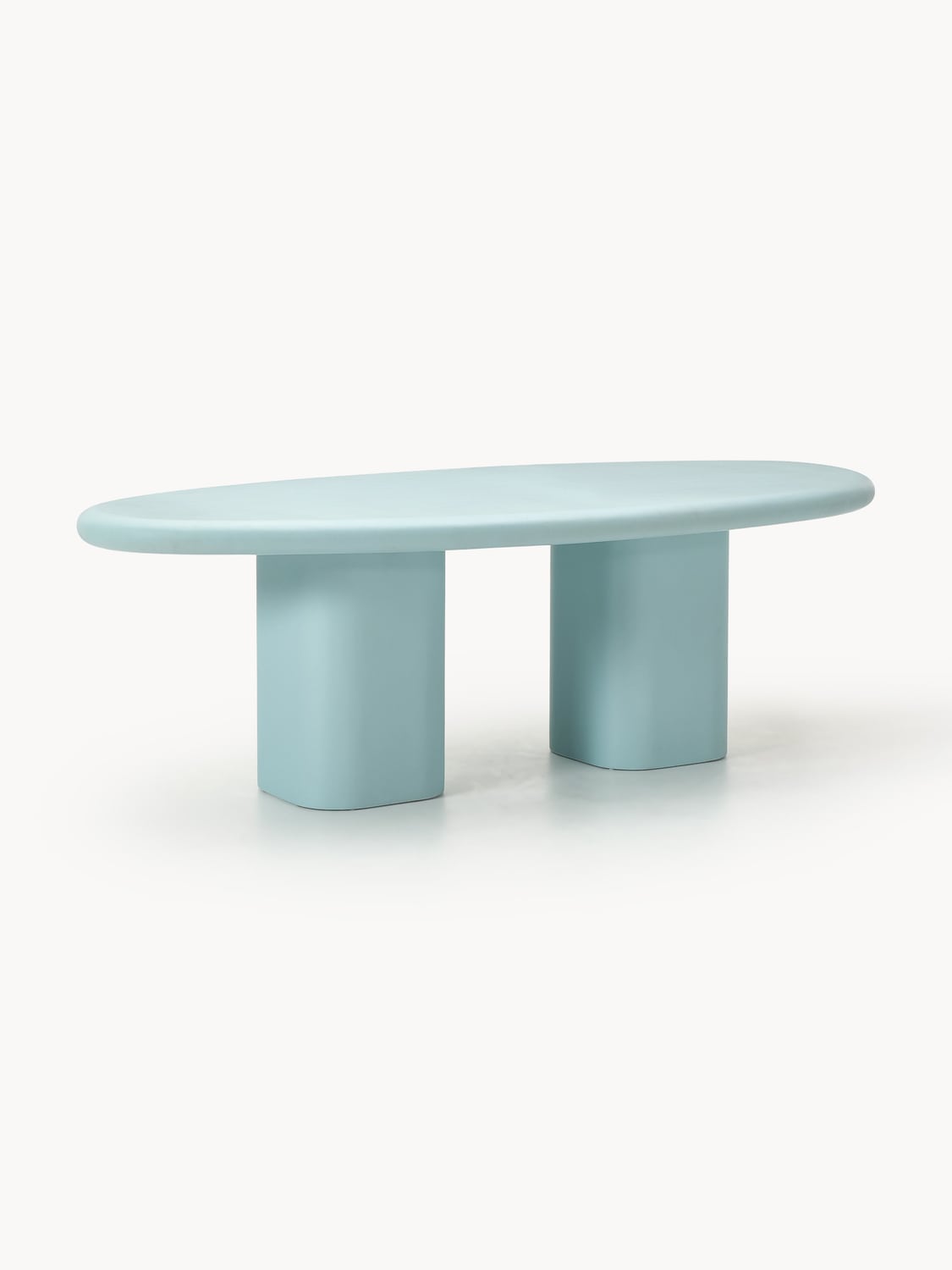 Anaya Indoor & Outdoor Dining Table, in various sizes — Light Blue