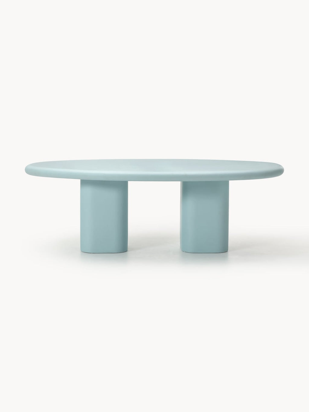 Anaya Indoor & Outdoor Dining Table, in various sizes — Light Blue