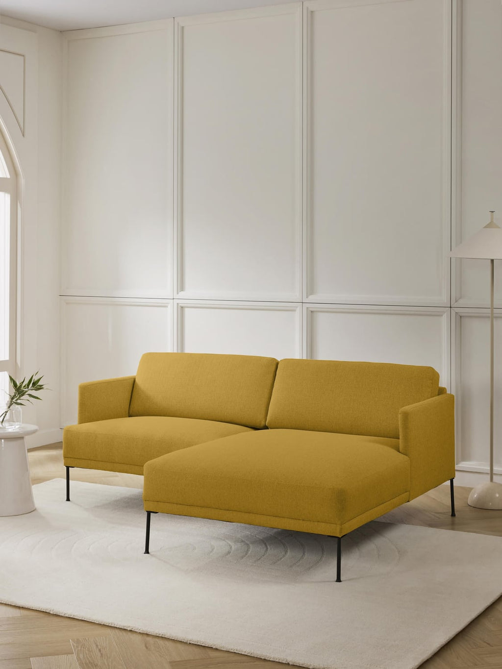 Fluente Small Corner Sofa — Camel