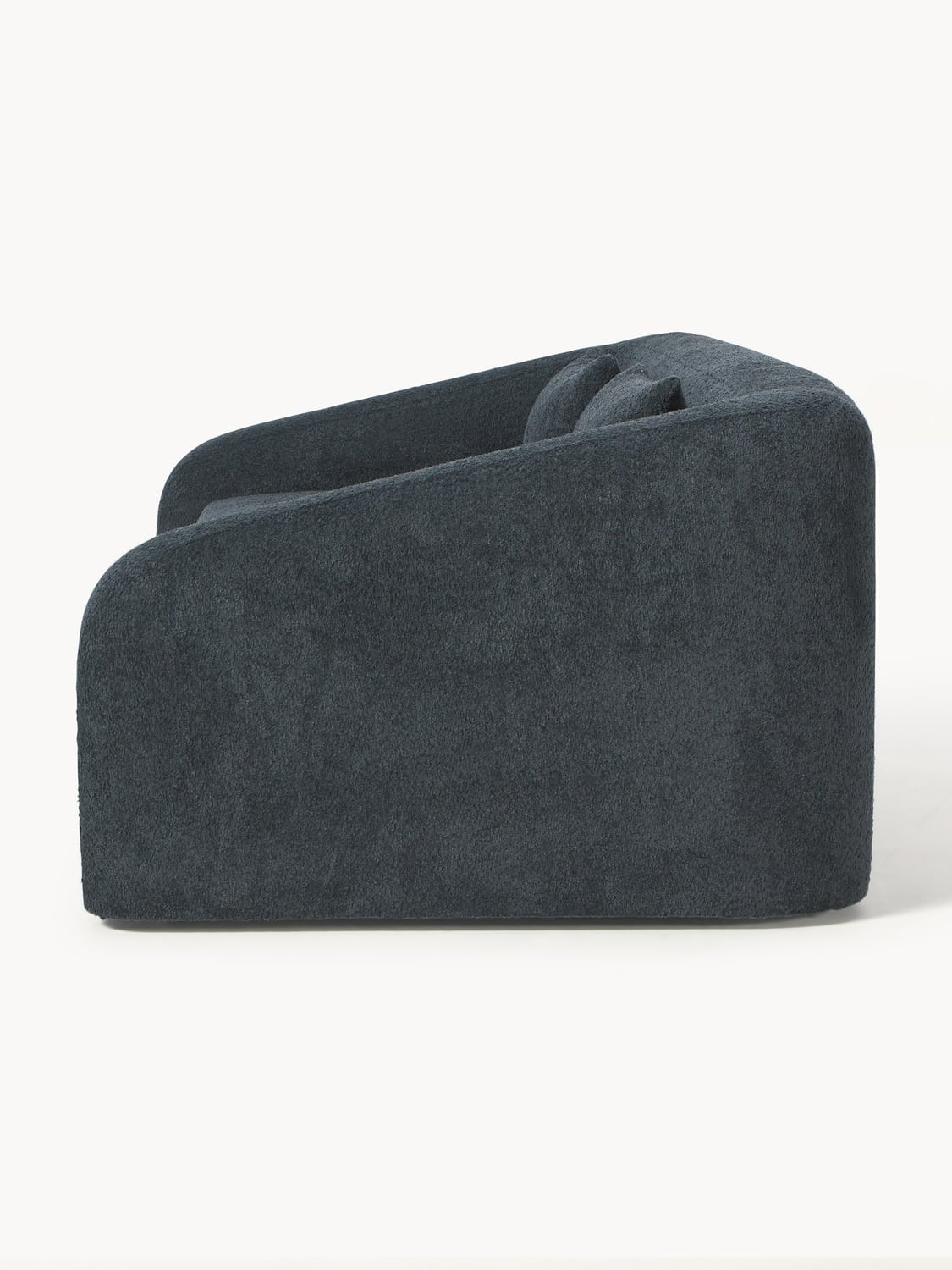 Eliot Sofa Bed (3-seater) in Teddy Bouclé — Anthracite