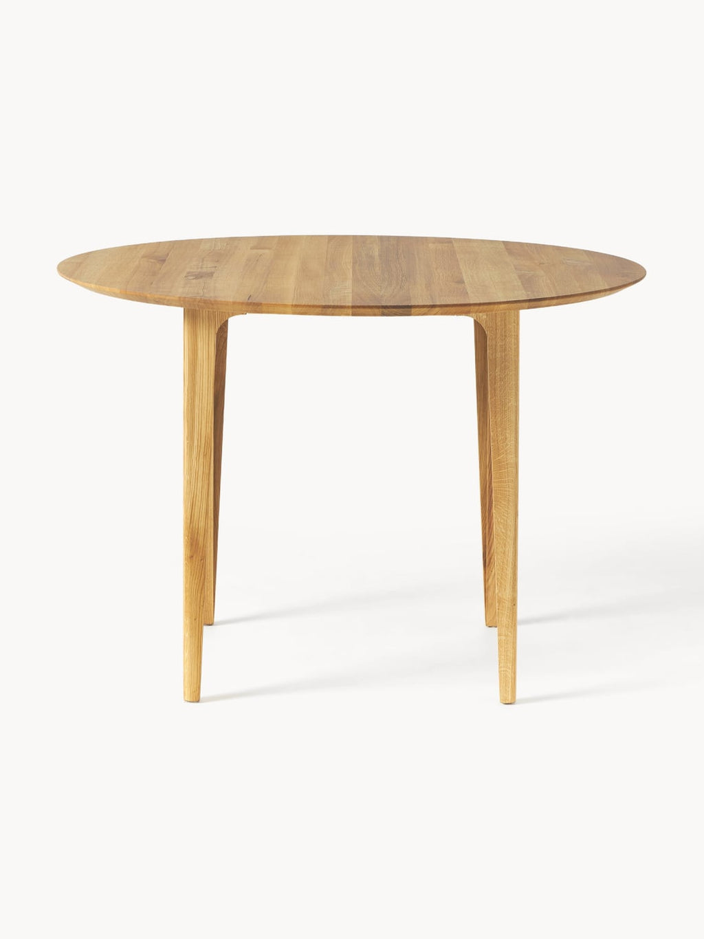 Archie Round Dining Table in Oak, Ø 110 cm — Sand