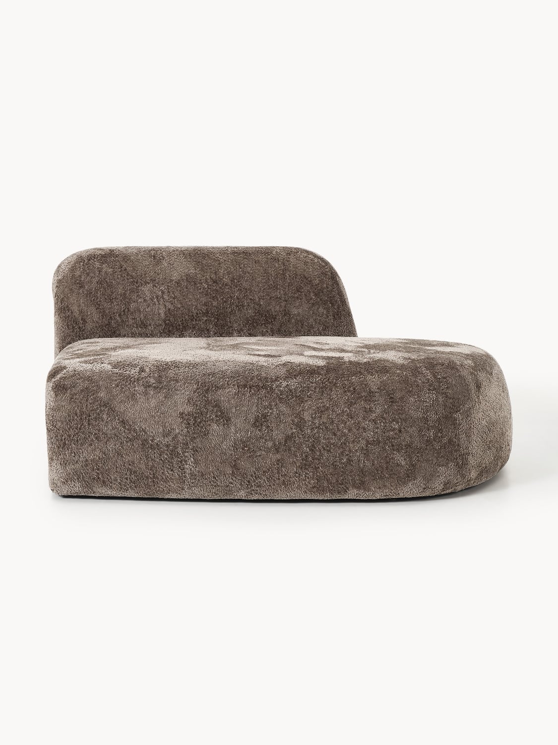 Wolke Teddy Bouclé-Chaise — Dark Grey