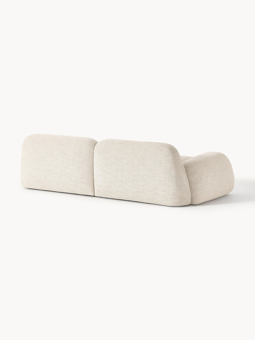 Wolke Modular Bouclé Sofa (3-seater) — Warm Grey