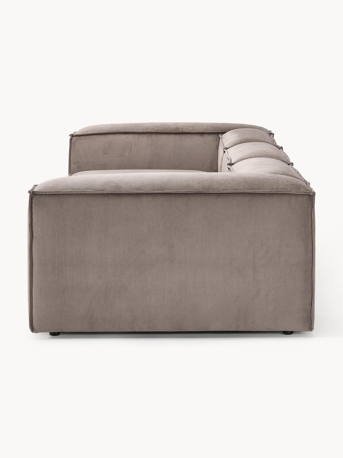 Lennon Modular Sofa (4-seater) in Corduroy — Taupe