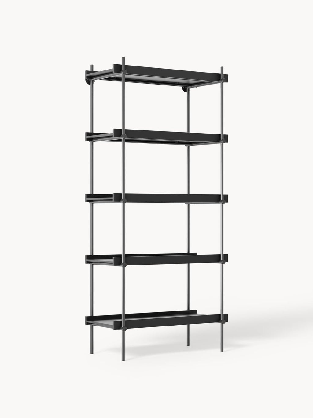 Rio Tall Shelving Unit — Grey