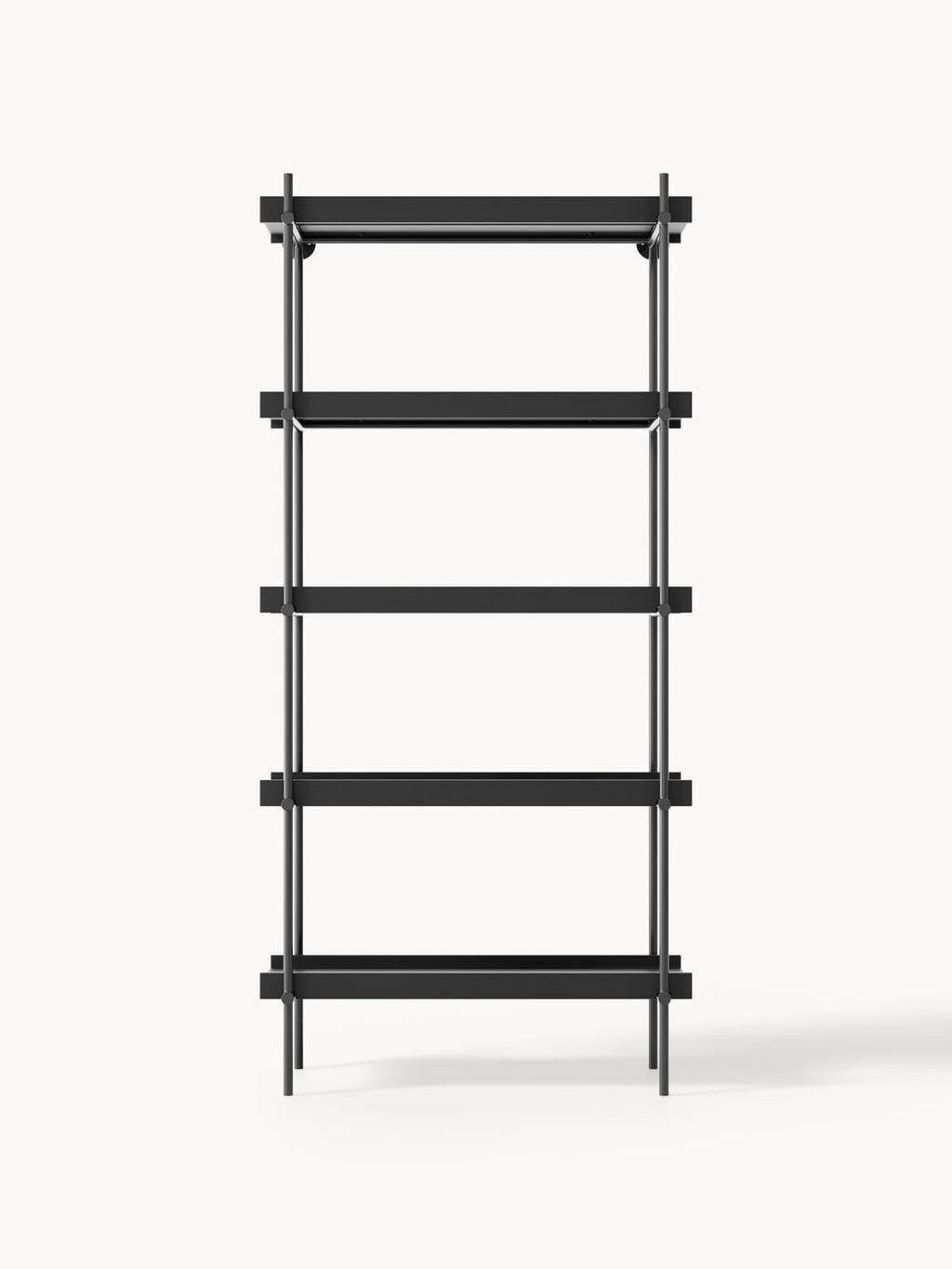 Rio Tall Shelving Unit — Grey