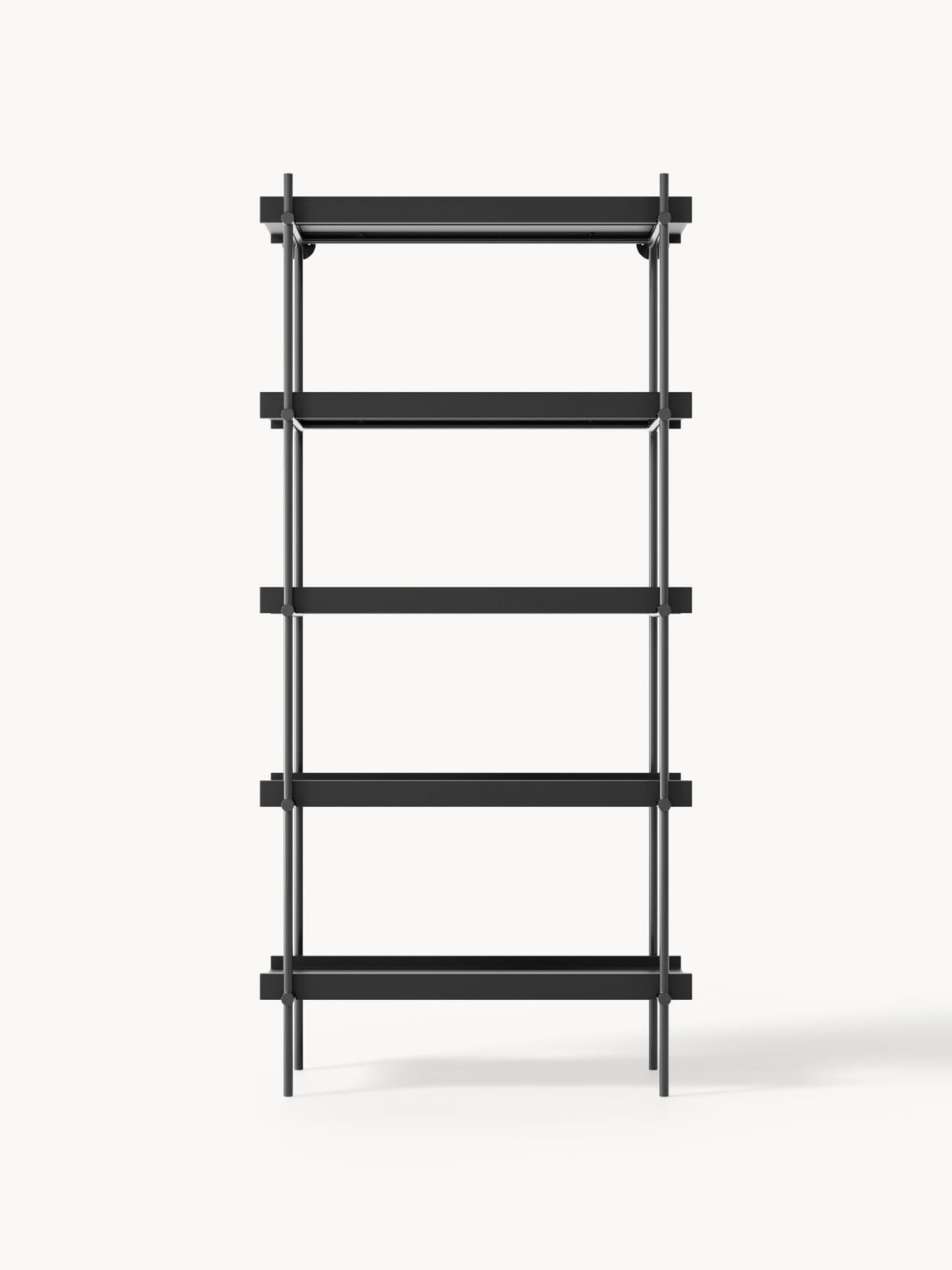 Rio Tall Shelving Unit — Grey