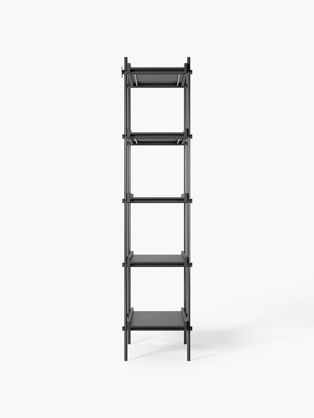 Rio Tall Shelving Unit — Grey