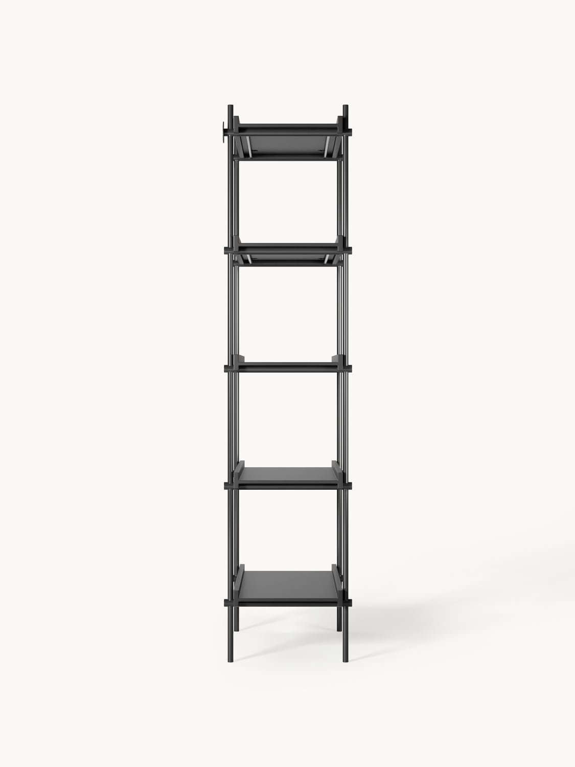 Rio Tall Shelving Unit — Grey