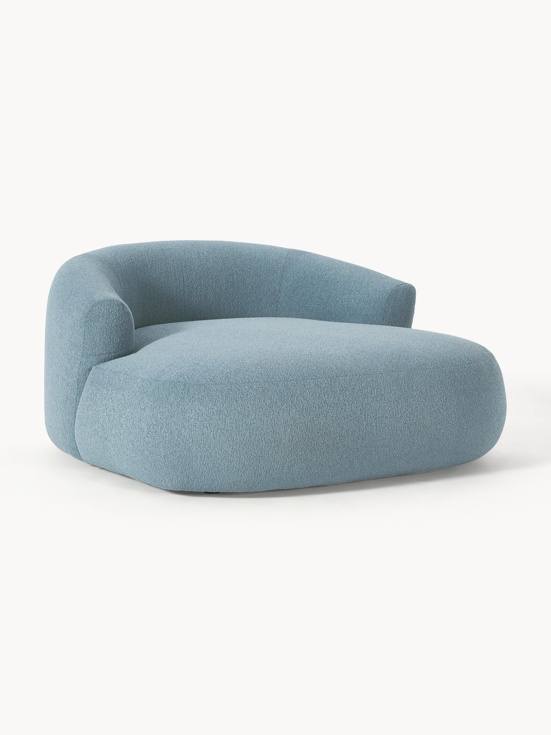 Sofia Bouclé-XL-Lounge Chair — Grey