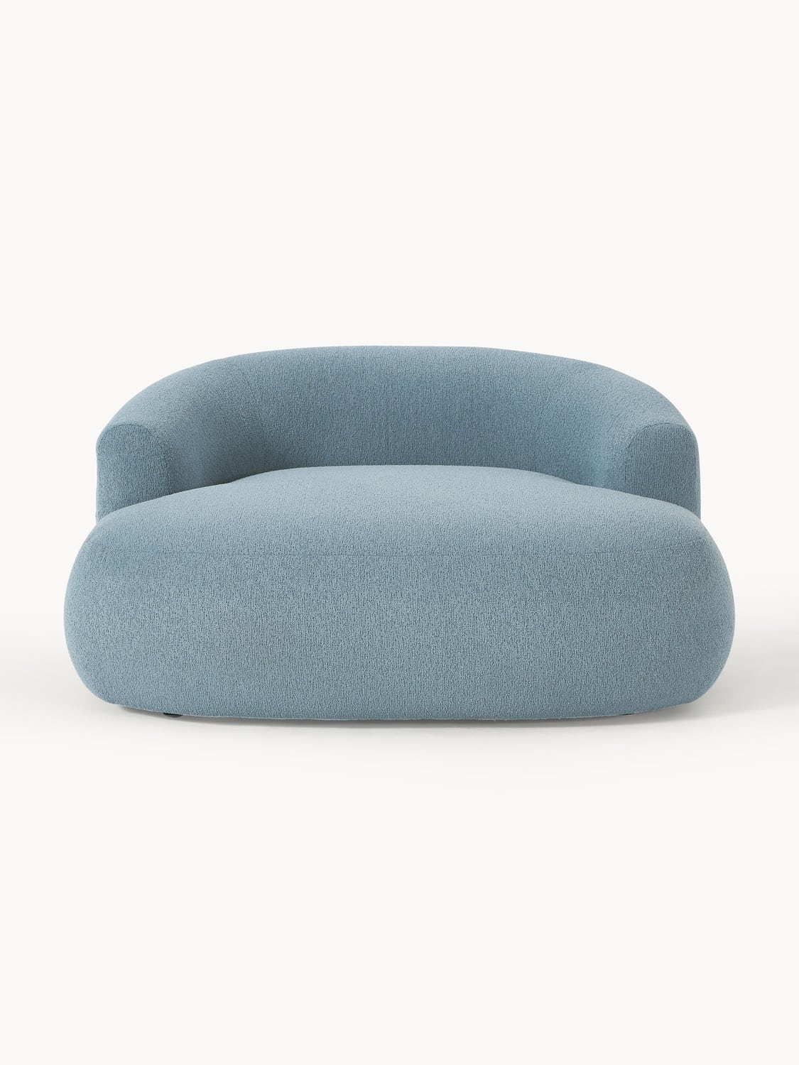 Sofia Bouclé-XL-Lounge Chair — Grey
