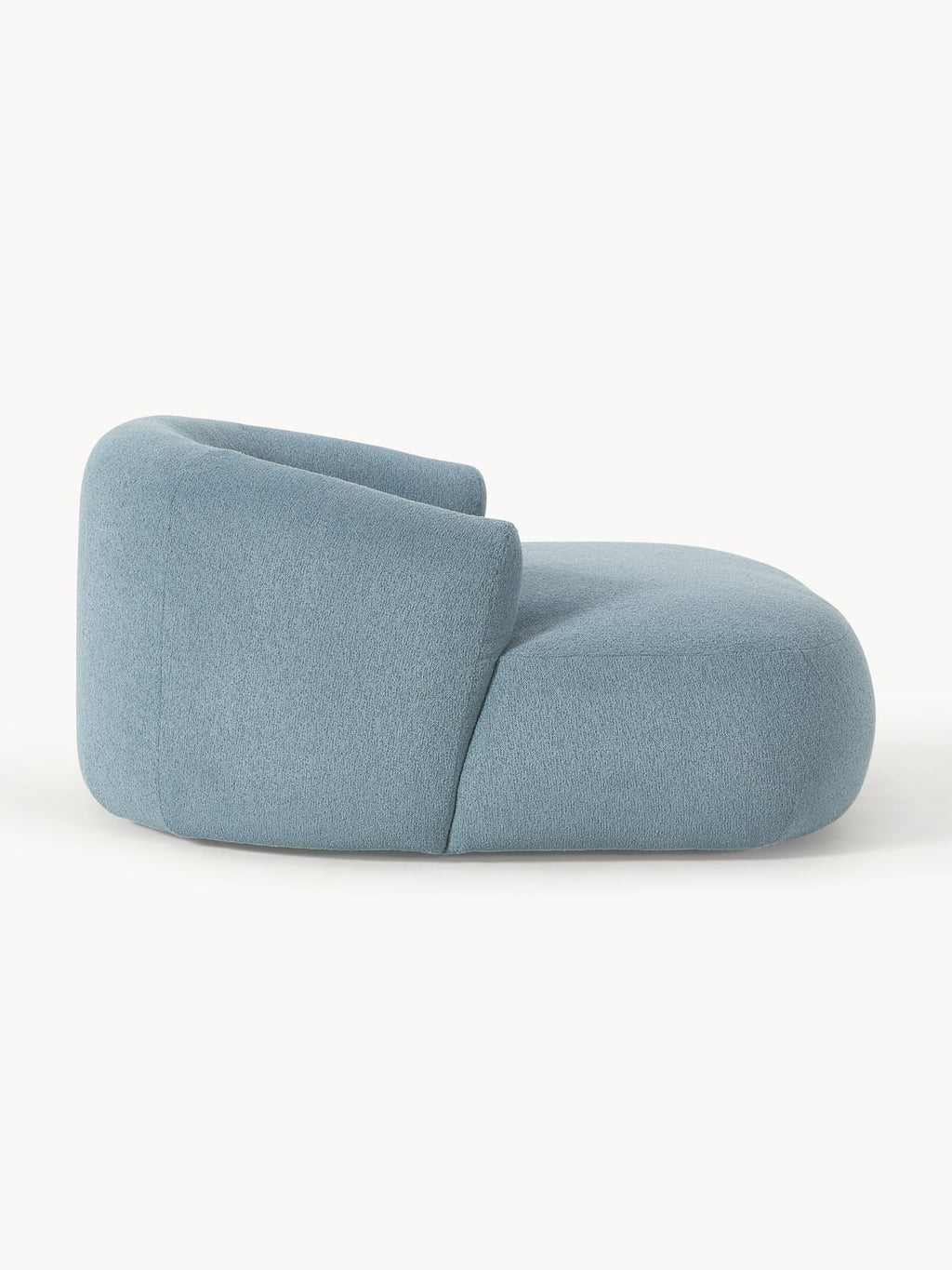 Sofia Bouclé-XL-Lounge Chair — Grey