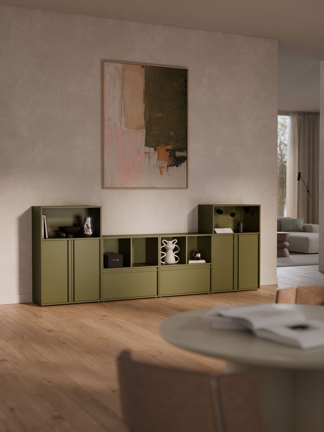 Ani Module for Modular Shelving System — Chocolate