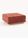 Colin Sofa-Ottoman — Terracotta