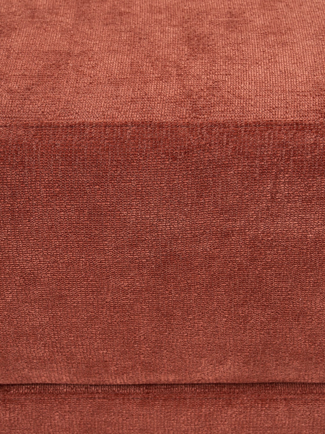 Colin Sofa-Ottoman — Terracotta