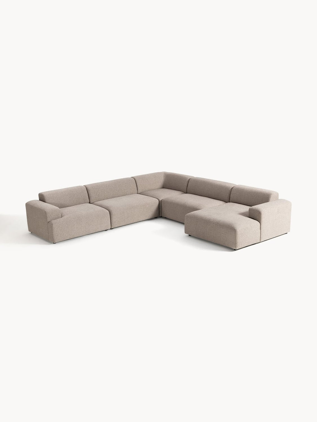 Melva XL Corner Sofa — Greige