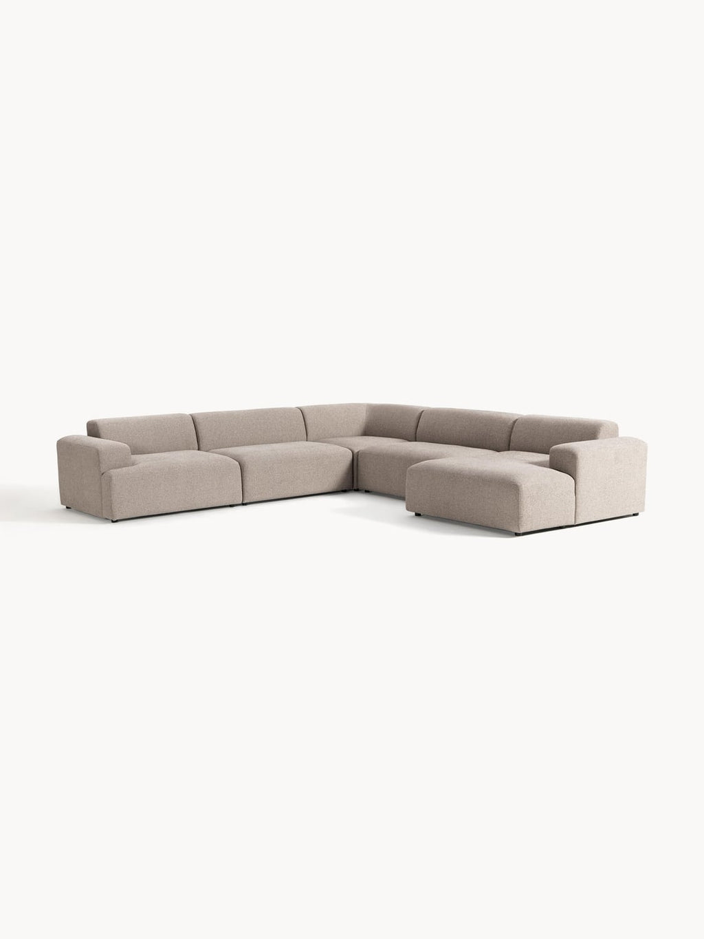 Melva XL Corner Sofa — Greige