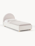 Ebba Single Bed — Off-White