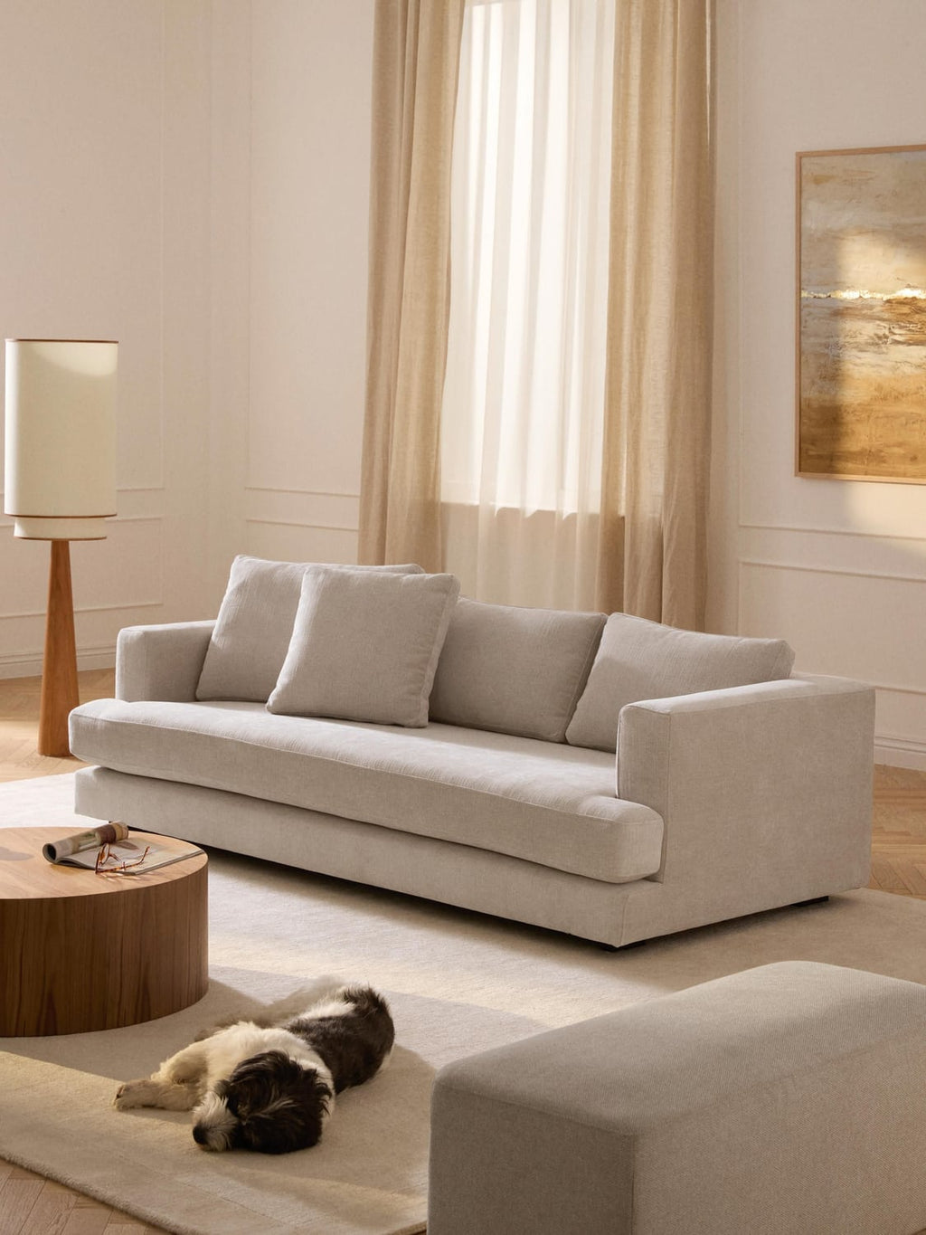 Tribeca Sofa (3-seater) — Light Grey