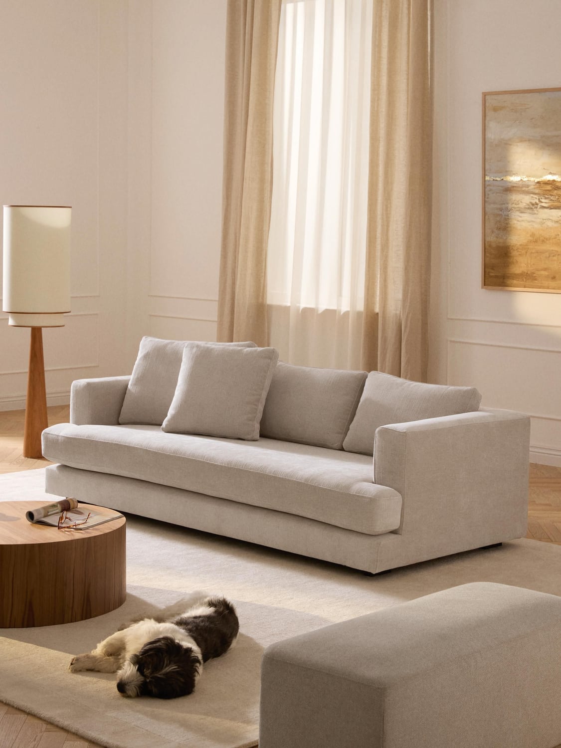 Tribeca Sofa (3-seater) — Light Grey