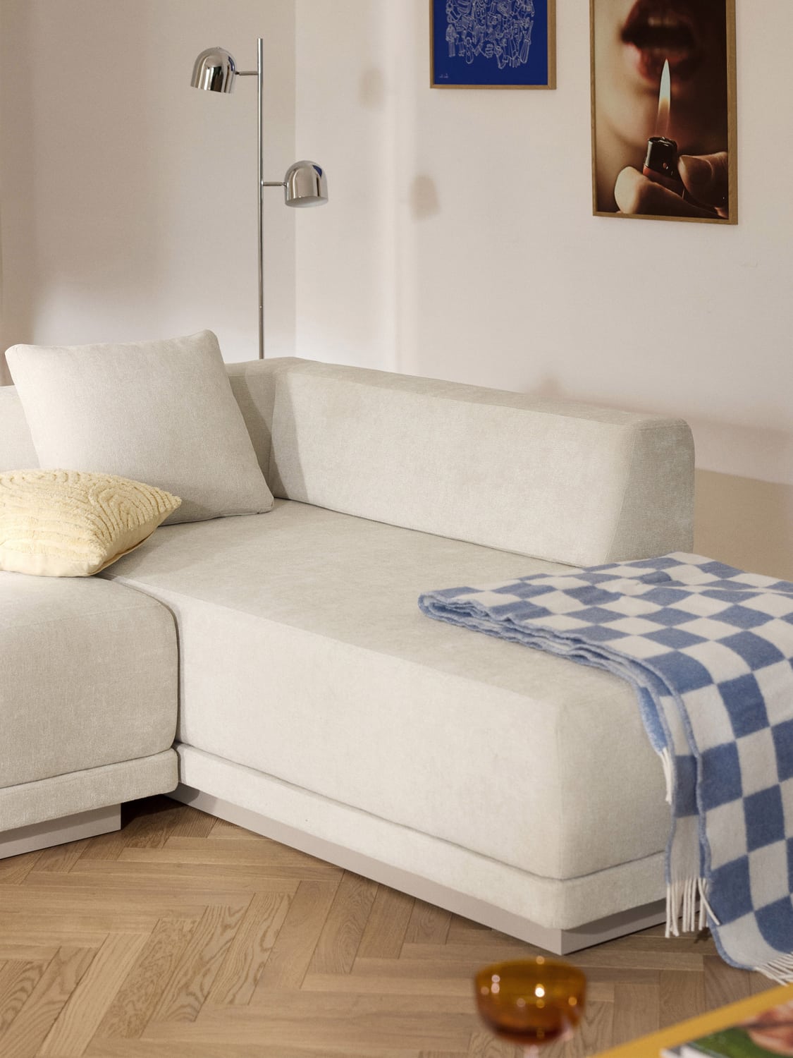 Colin Ottoman Corner Module — Off-White