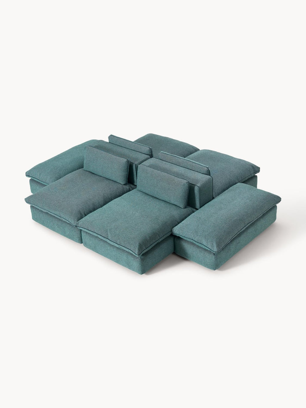 Felix Modular XL Sofa — Petrol Blue