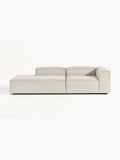 Lennon Modular Ottoman in Corduroy — Light Grey