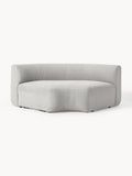 Sofia Round Bouclé Corner Module — Sand Beige