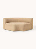 Sofia Round Bouclé Corner Module — Sand