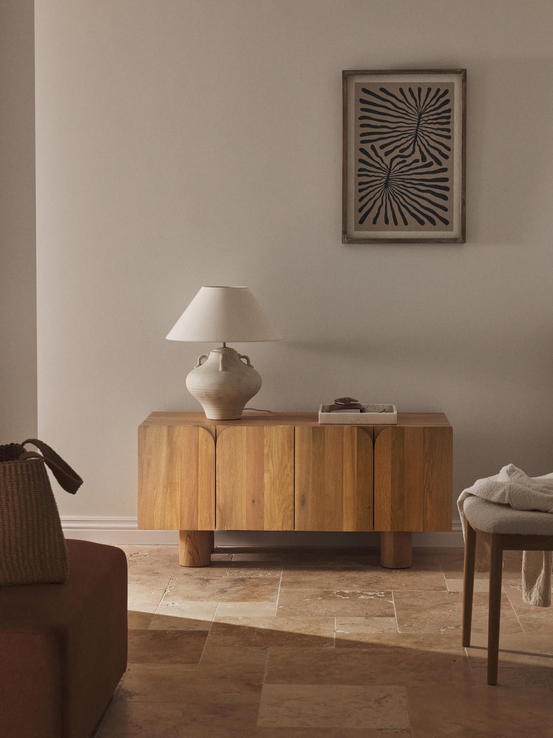 Cadi TV-Lowboard in Oak — Dune