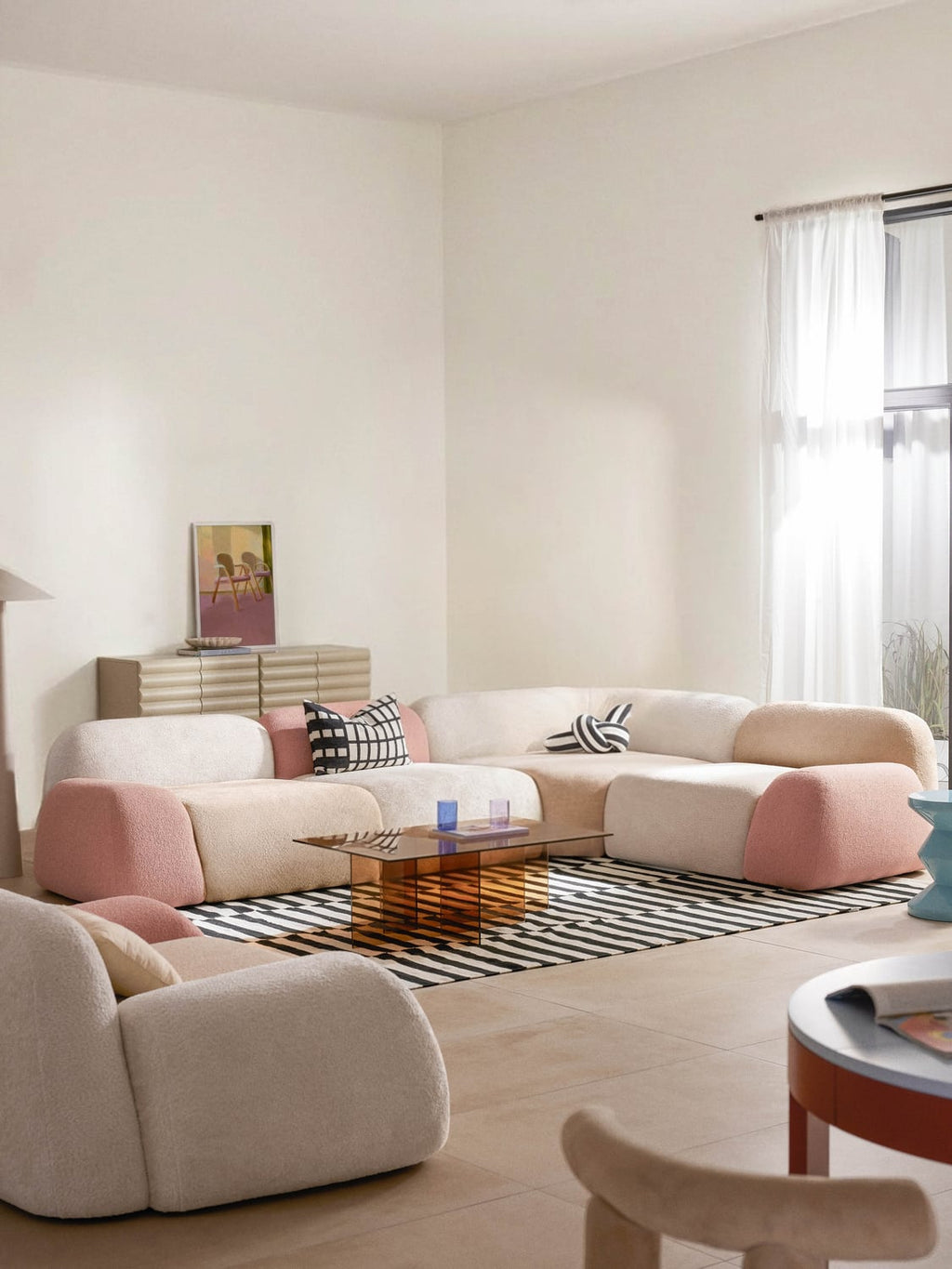 Wolke Modular Corner Sofa (4-seater), Fuorisalone Edition