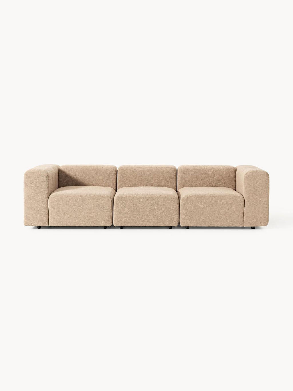 Lena Modular Bouclé Sofa (4-seater) — Sand