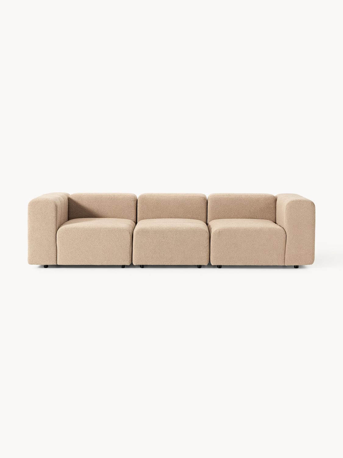 Lena Modular Bouclé Sofa (4-seater) — Sand