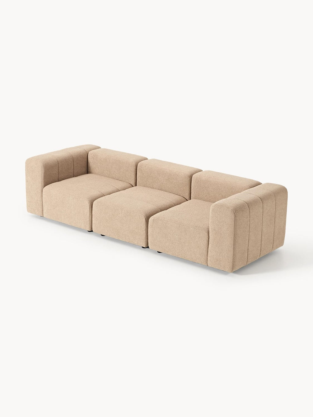 Lena Modular Bouclé Sofa (4-seater) — Sand