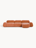 Wolke Modular Teddy-Corner Sofa (4-seater) — Camel