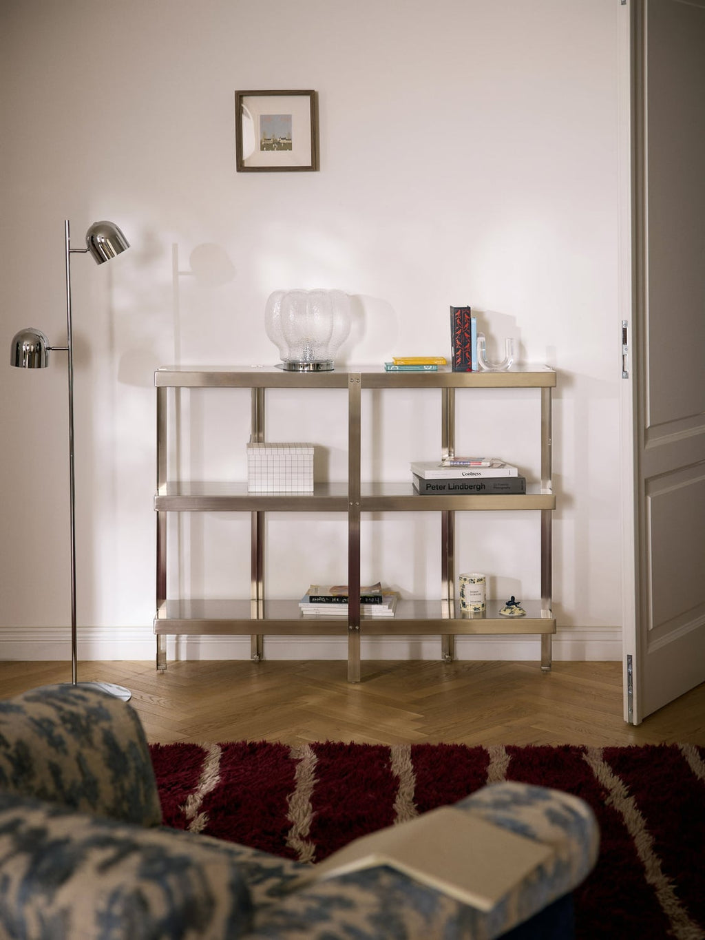 Vana Shelving Unit — Pearl Grey