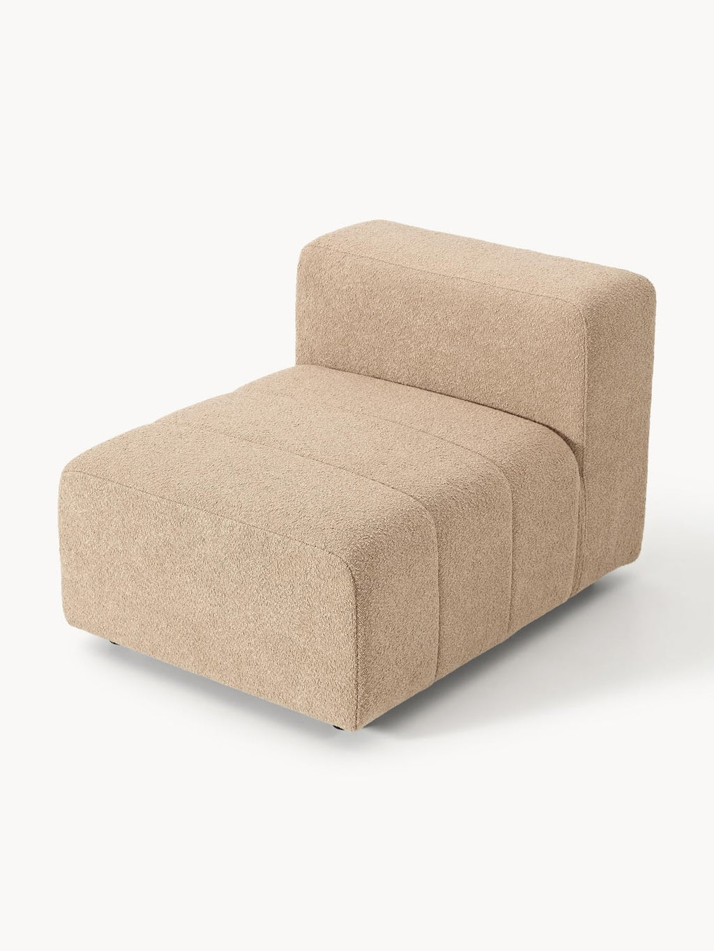 Lena Bouclé Middle Module — Warm Grey