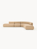 Sofia Modular Bouclé Corner Sofa (4-seater) — Sand