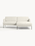 Fluente Small Corner Sofa in Teddy Fabric