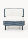 Hani Modular Garden Lounge Chair with Protective Cover — Lilac