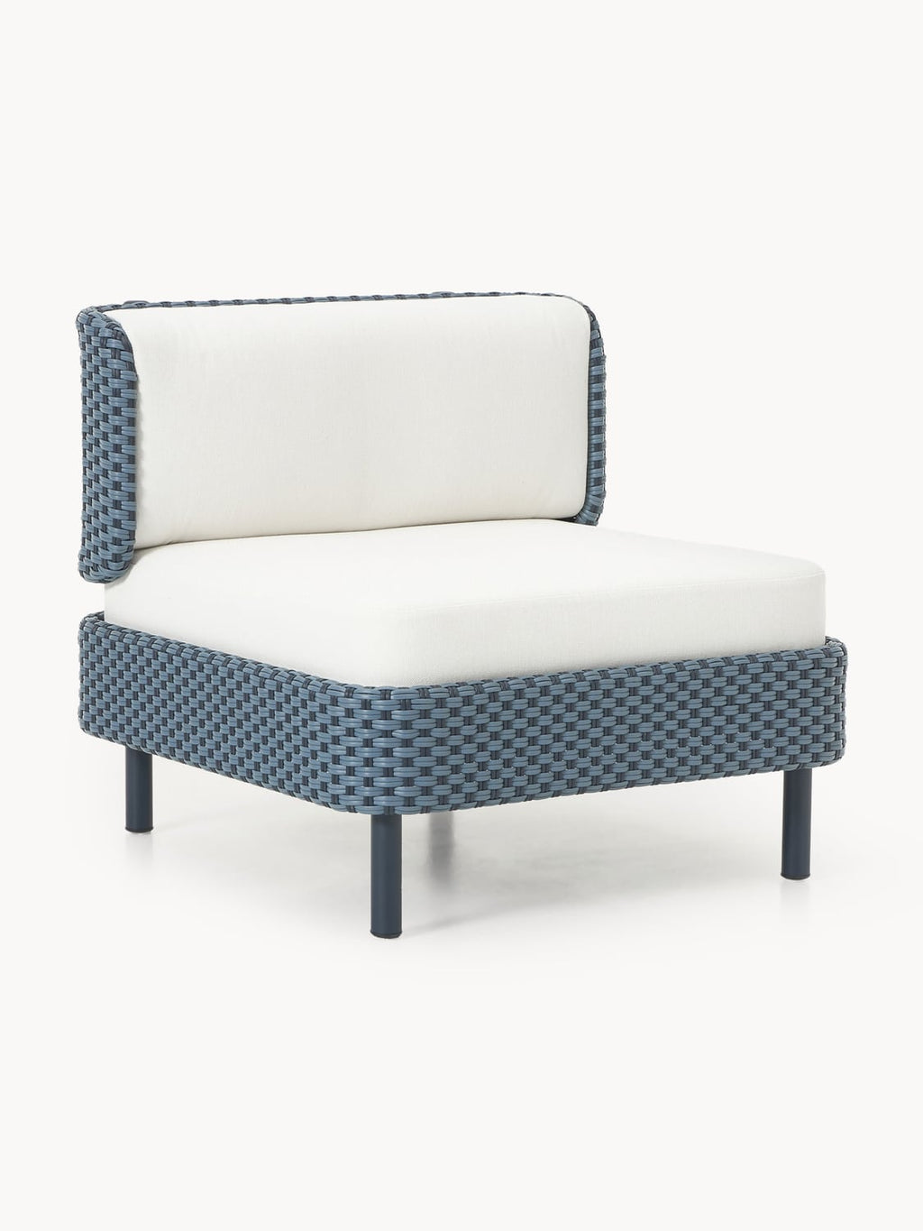Hani Modular Garden Lounge Chair with Protective Cover — Lilac