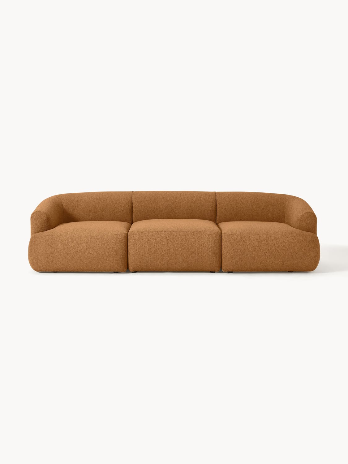 Sofia Modular Bouclé Sofa (3-seater) — Caramel